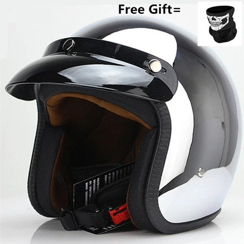 Open face motorcycle - open,