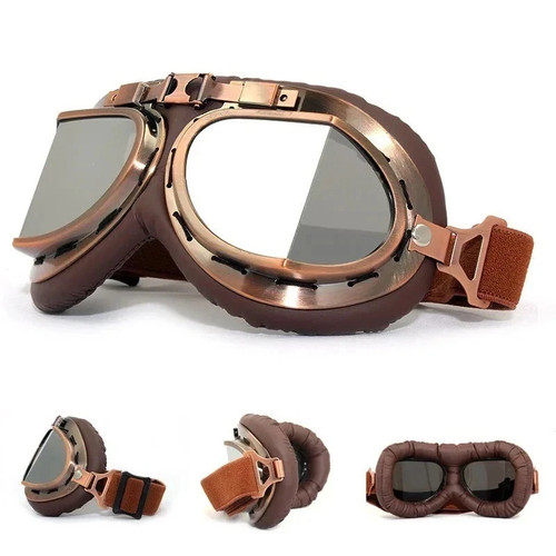 Vintage leather motorcycle - vintage,