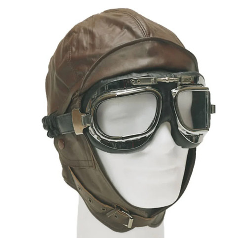 Vintage aviation helmet pilot - helmet,