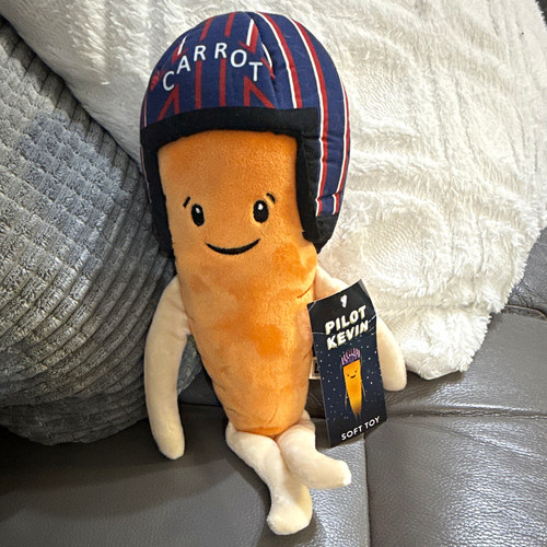 Aldi pilot kevin carrot - kevin, plush