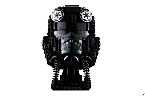 Tie fighter pilot helmet - fighter, moc