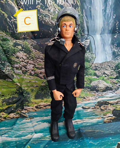 Pilot action figure - pilot, black
